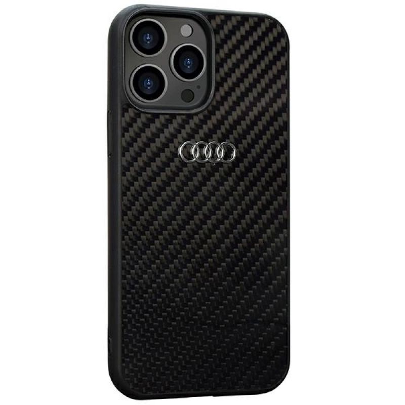 2. Audi Carbon Fiber iPhone 13 Pro Max 6.7" black/black hardcase AU-TPUPCIP13PM-R8/D2-BK