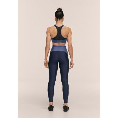 4. CASALL Women's Shaped Block High Waist Tights Training Leggings Navy Blue