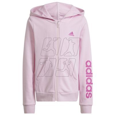 4. adidas Essentials Linear Full-Zip Hoodie Jr S2666