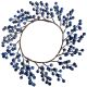 DECORATIVE WREATH MADE OF NAVY BLUE ROWNBERRY 30 CM