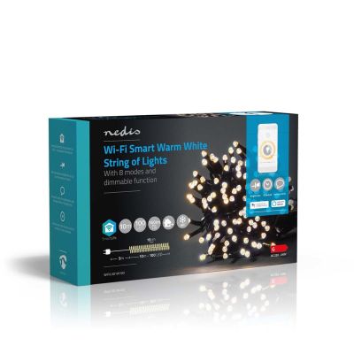 8. Nedis WIFILX01W100 decorative lighting Light chain for decoration 100 pcs LED 2.21 WG