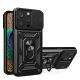 Hybrid Armor Camshield case for iPhone 14 Pro Max armored case with camera cover black