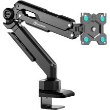 ONKRON G90-B Tilt and swivel desk mount for 13"-34" monitors, max 10 kg, with rotation, black