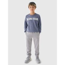 Boys' jogger sweatpants 4F Junior 4FJRAW24TTROM1175-25S