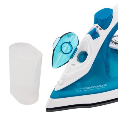 18. Esperanza Ceramic EHI002 steam iron (2200W; blue)