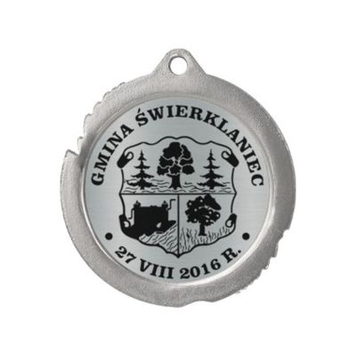 Metal Medal with Engraving on Laminate