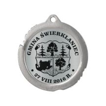 Metal Medal with Engraving on Laminate