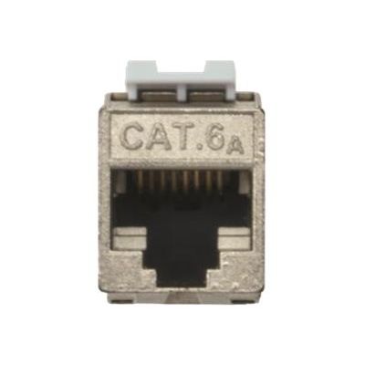 11. Keystone jack RJ45 (8P8C) cat. 6A, STP, shielded, tool-free, steel, 24 pcs.
