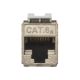 11. Keystone jack RJ45 (8P8C) cat. 6A, STP, shielded, tool-free, steel, 24 pcs.