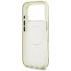 7. Guess IML Glitter Flowers Triangle MagSafe Case for iPhone 17 Pro / 18 Pro - Green