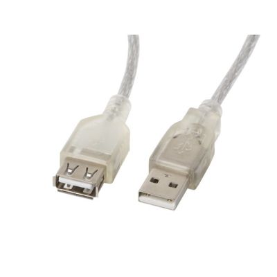 Lanberg CA-USBE-12CC-0018-TR cable (USB 2.0 M - USB 2.0 F; 1.8m; white)
