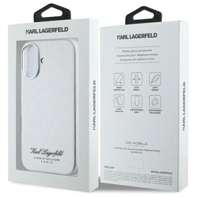8. Karl Lagerfeld hotel RSG iPhone 16 case - gray