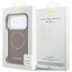 8. Guess Ring Stand 360 Grained Classic Logo MagSafe Case for iPhone 18 Pro Max / 17 Pro Max - Burgundy