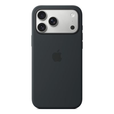 3. Apple iPhone 17 Pro Max Silicone Case with MagSafe – Black