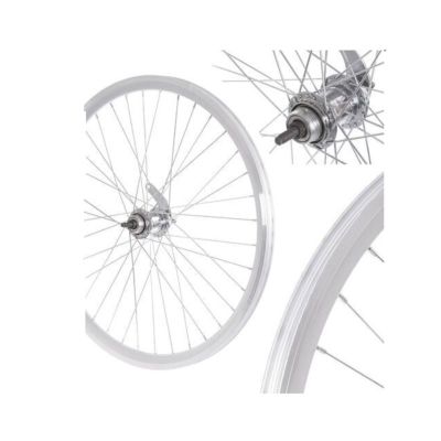 26'' rear torpedo cone wheel silver/silver