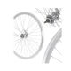 26'' rear torpedo cone wheel silver/silver