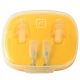 2. TRAVEL BLUE SILICONE EARPLUGS