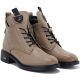 4. Beige women’s leather heeled ankle boots Vinceza 133145