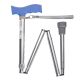 10. Folding walking stick (silver)