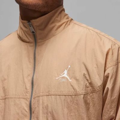 3. Men's Air Jordan Essentials Warm-Up Jacket Brown - FB7294-200