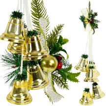 DECORATIVE CENTER CENTER BELLS LENGTH 71 CM CHAMPAGNE