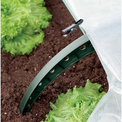 6. FLOO GREENHOUSE FOIL TUNNEL 360CM FOREST GREEN