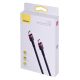BASEUS USB-C TO USB-C CAFULE CABLE 60W 1M, BLACK