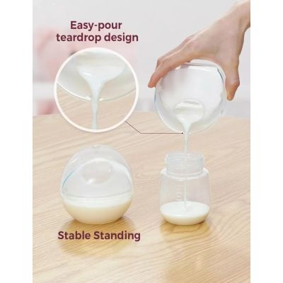 3. Momcozy reusable milk collector 90 ml, set of 2