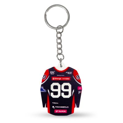 3. KH Toruń “Hockey Jersey” Keychain (Away)