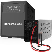 UPS Uninterruptible Power Supply Greencell PowerCore 1200VA 800W AVR 12VDC LCD