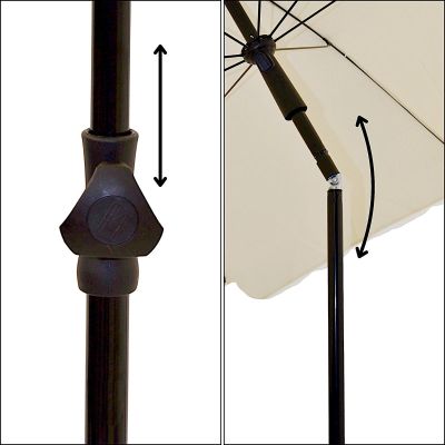 30. GARDEN UMBRELLA 185 CM CREAM