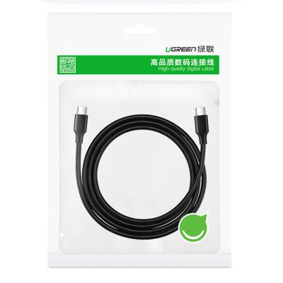 5. Ugreen US286 USB-C - USB-C PD QC 3A 480Mb/s cable 1.5m - black