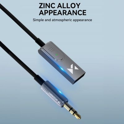 9. Wozinsky WTODB Bluetooth 5.3 Audio Adapter / AUX Audio Receiver