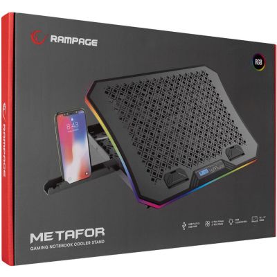 2. Laptop Cooling Pad - Rampage METAFOR (AD-RC34) 10"-19"