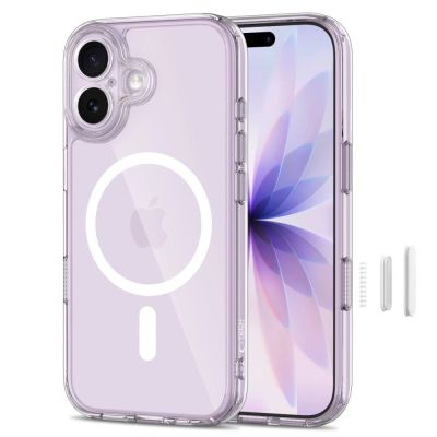 2. Tech-Protect Magpeak Magsafe CC Case for iPhone 17 - Clear