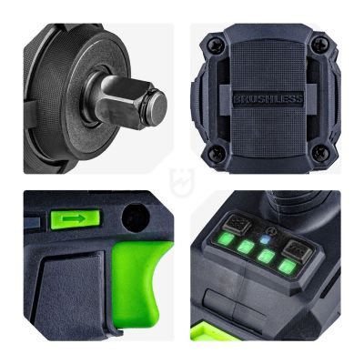 3. 20V Brushless Impact Wrench W04604 WUBER