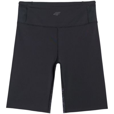 9. Women's short leggings 4F FNK F048 deep black 4FWAW25TFSTF048 20S