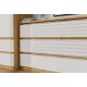 11. M6 MALWA CHEST OF DRAWERS 140 CM 6 DRAWERS ART/WHITE SET
