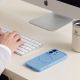 8. Tech-Protect MagPeak MagSafe CC Case for iPhone 17 – Matte Blue