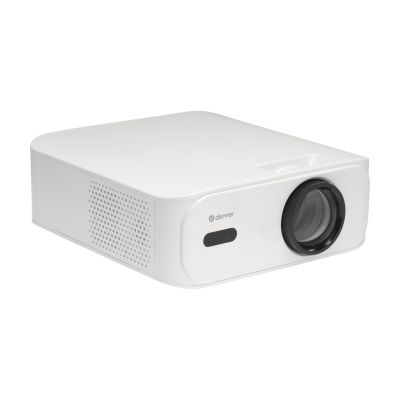 2. Denver PR-4300 Data Projector Short Throw Projector 400 ANSI Lumens 4K (4096x2400) White