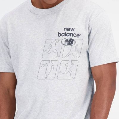 4. New Balance Essentials Reimagined Cott AG M MT31518AG T-shirt