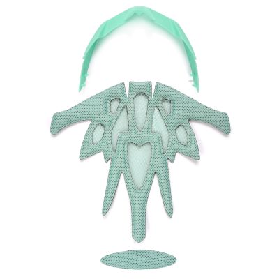 49. Meteor Marven pink/mint bicycle helmet