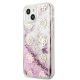 2. Guess GUHCP13SLGPEPI iPhone 13 mini 5.4" pink/pink hardcase Peony Liquid Glitter