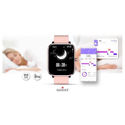 8. Giewont Pink Smartwatch GW230-1