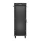 7. Lanberg 19" 32U 600x1000 black floor-standing rack cabinet with glass doors (flat pack)
