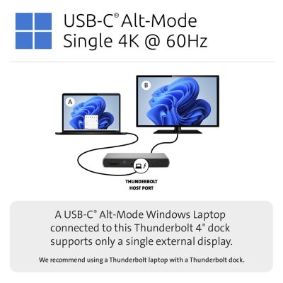 16. Kensington SD5760T - Docking Station - USB-C / USB4 / Thunderbolt 3 / Thunderbolt 4 - 2 x HDMI, Thunderbolt - GigE
