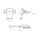 22. Baseus 2in1 car holder for cockpit and ventilation grille black (SUYK000001)