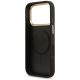 7. Guess 4G Strass Logo & Big Strap Metal Buttons MagSafe Case for iPhone 17 Pro - Black