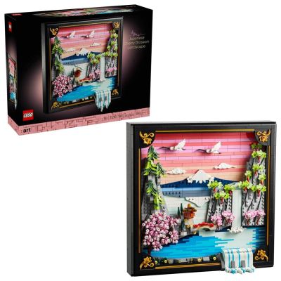 17. LEGO Art 31218 Japanese Landscape with Cherry Blossoms