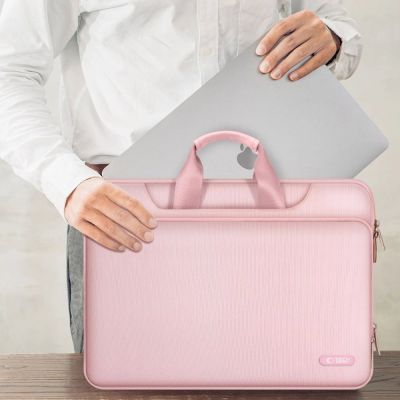 8. Tech-Protect Pocket 15-16 Laptop Bag - Pink